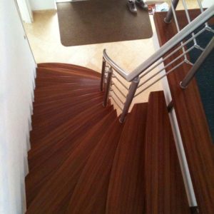 Modern houten design trap